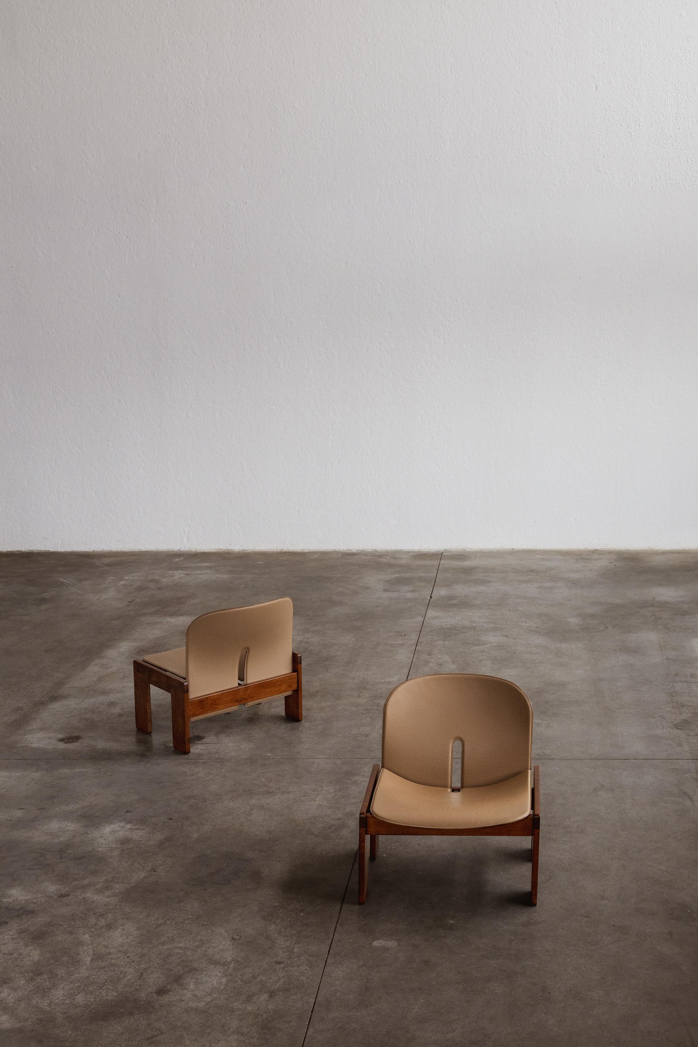 Fauteuils « 925 » de Afra & Tobia Scarpa pour Cassina, 1966, lot de 2 en vente 2