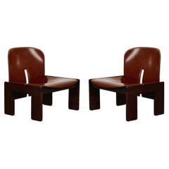 Afra & Tobia Scarpa "925" Easy Chairs for Cassina, 1966, Set of 2