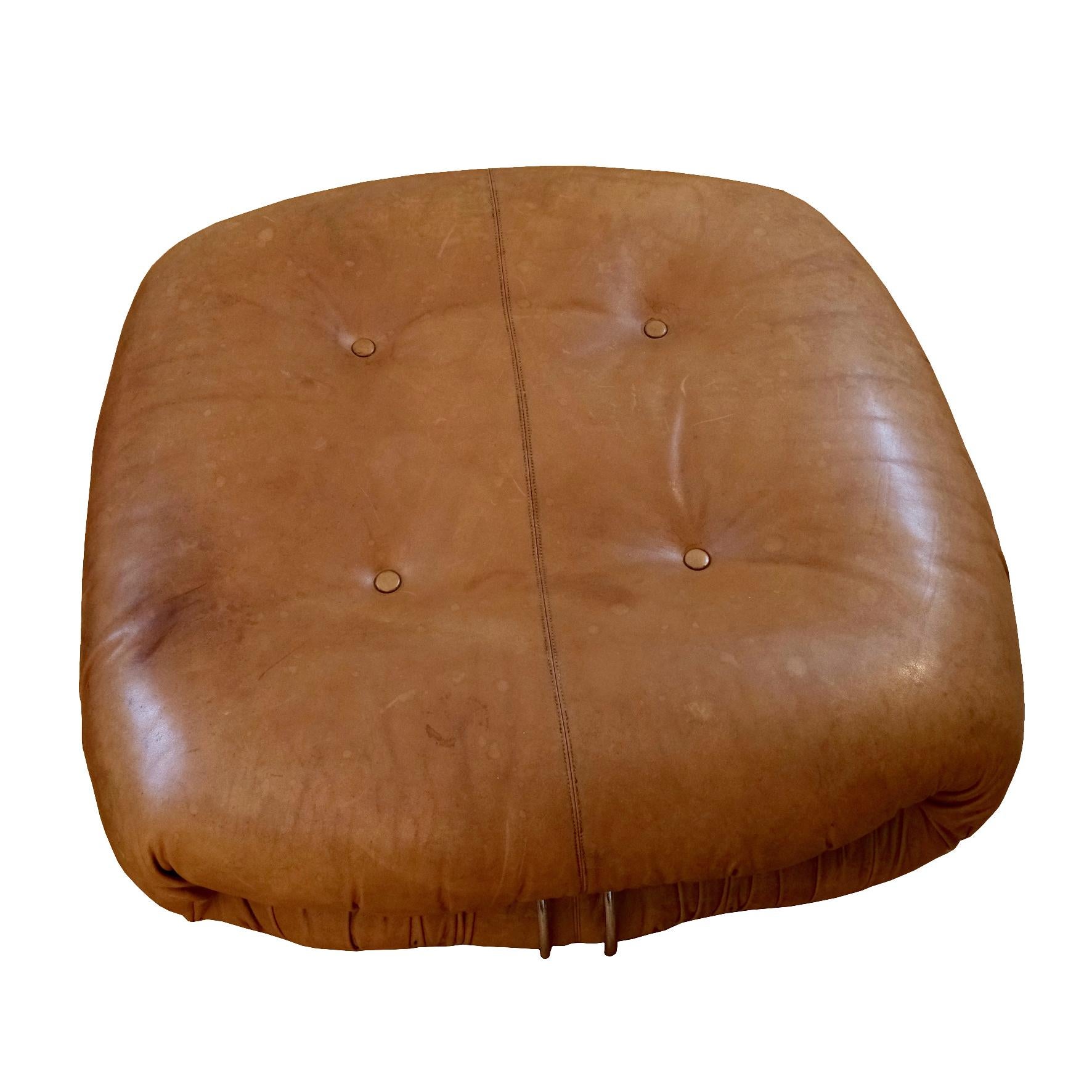 Italian Afra & Tobia Scarpa, a Soriana Ottoman, Cassina, 1970s