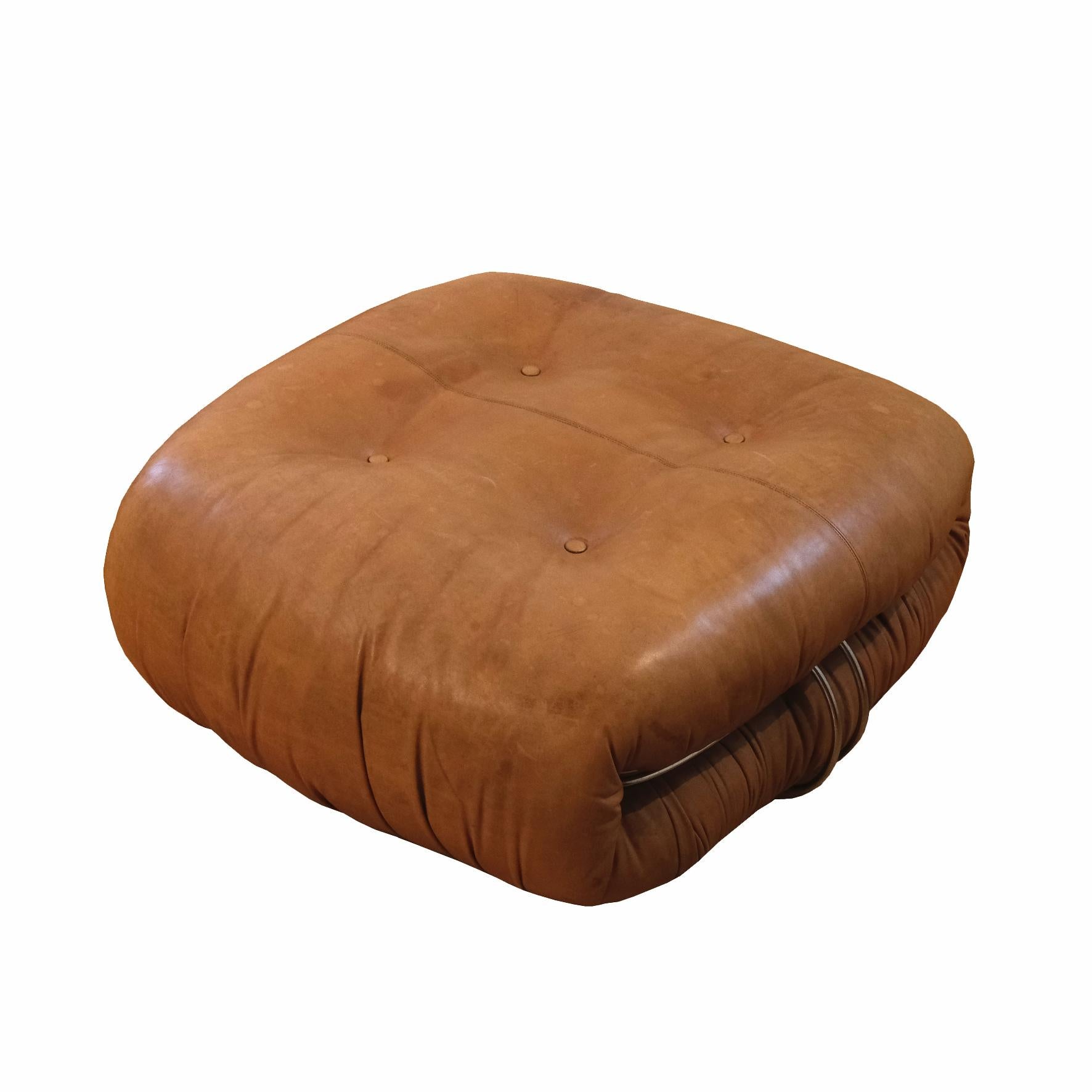 Afra & Tobia Scarpa, a Soriana Ottoman, Cassina, 1970s In Good Condition In Paris, FR