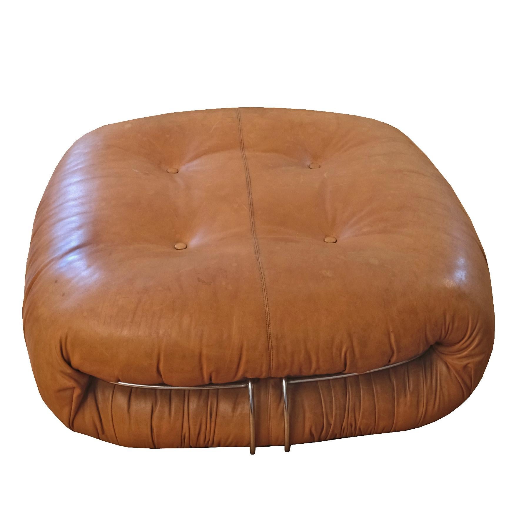 Late 20th Century Afra & Tobia Scarpa, a Soriana Ottoman, Cassina, 1970s