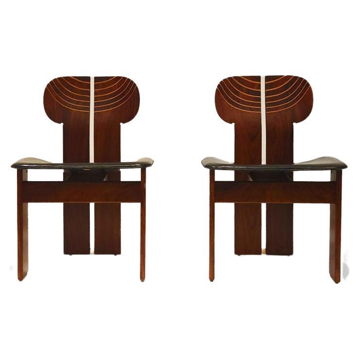 Afra & Tobia Scarpa, Africa Chairs For Sale