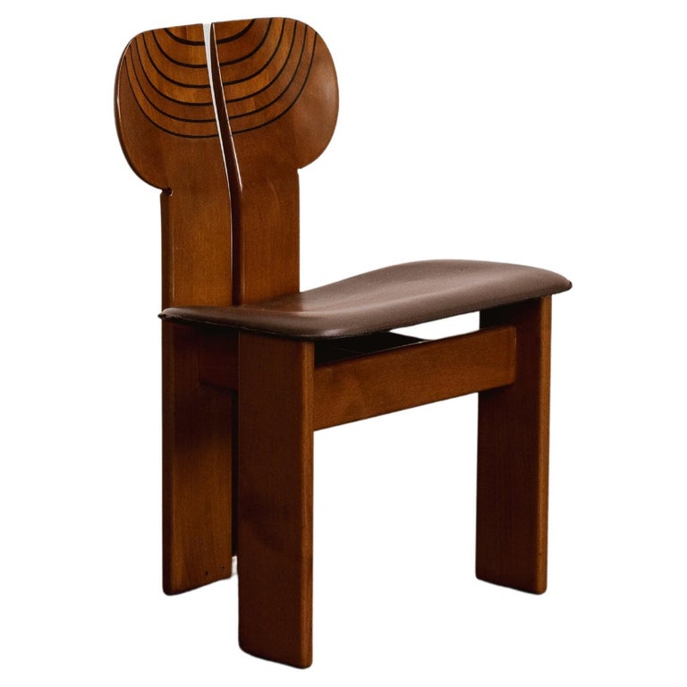 Afra & Tobia Scarpa for Maxalto Africa dining chairs, 1975