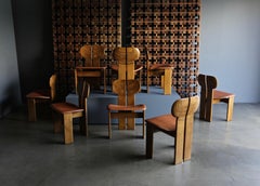Afra & Tobia Scarpa "Africa" Esszimmerstühle für Maxalto, um 1975