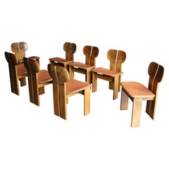 Afra & Tobia Scarpa "Africa" Dining Chairs for Maxalto, circa 1975