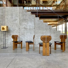 Afra & Tobia Scarpa "Africa" Dining Chairs for Maxalto, 1975