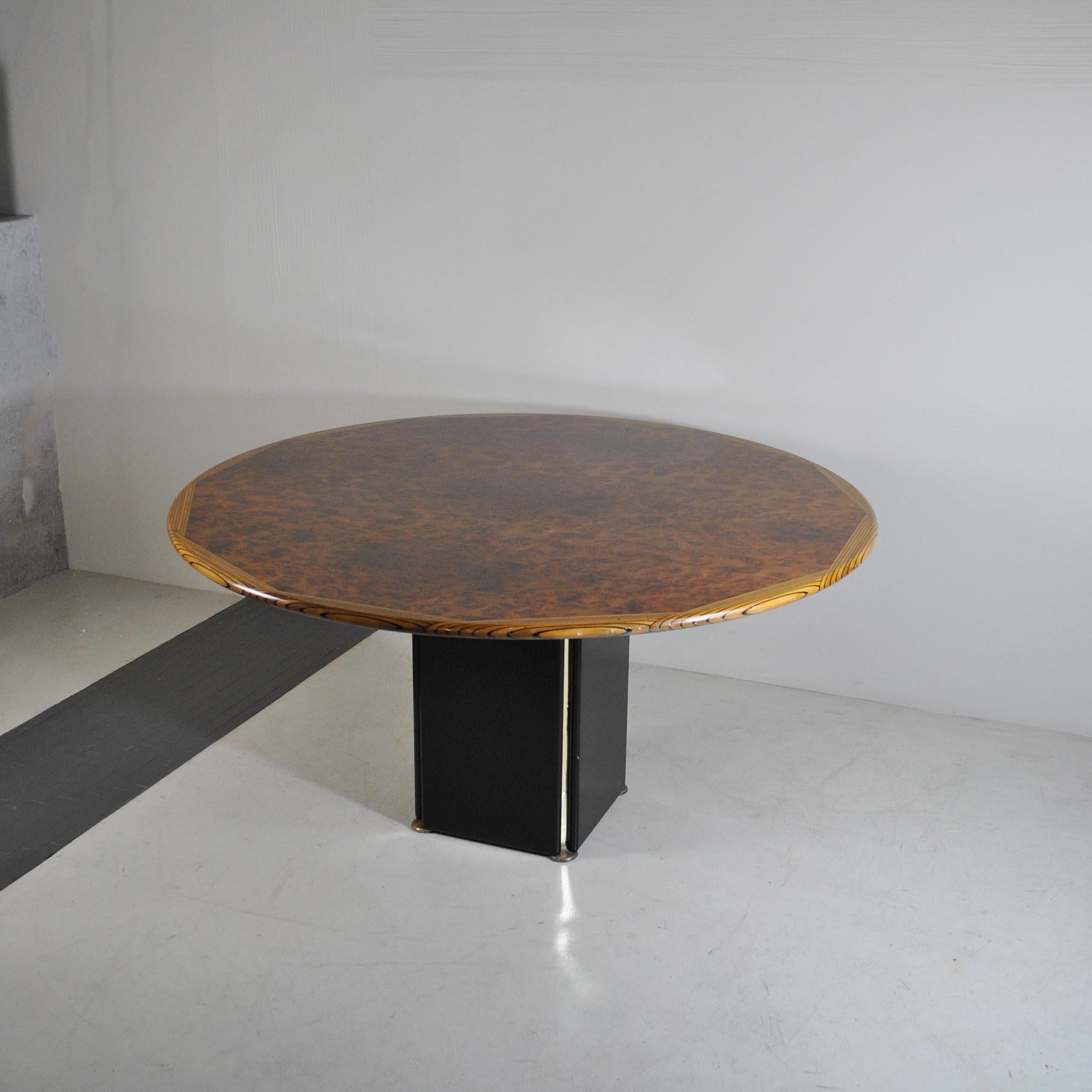 Walnut Afra Tobia Scarpa Africa Table for Maxalto