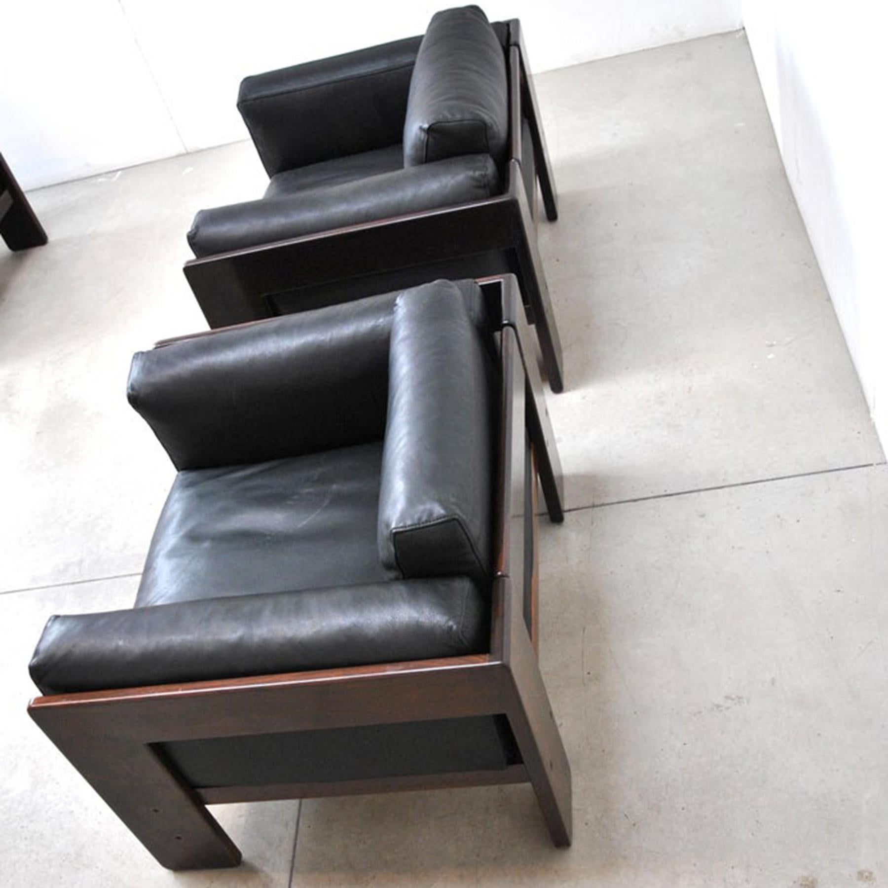 Afra & Tobia Scarpa Armchair for Gavina 70's In Good Condition In bari, IT