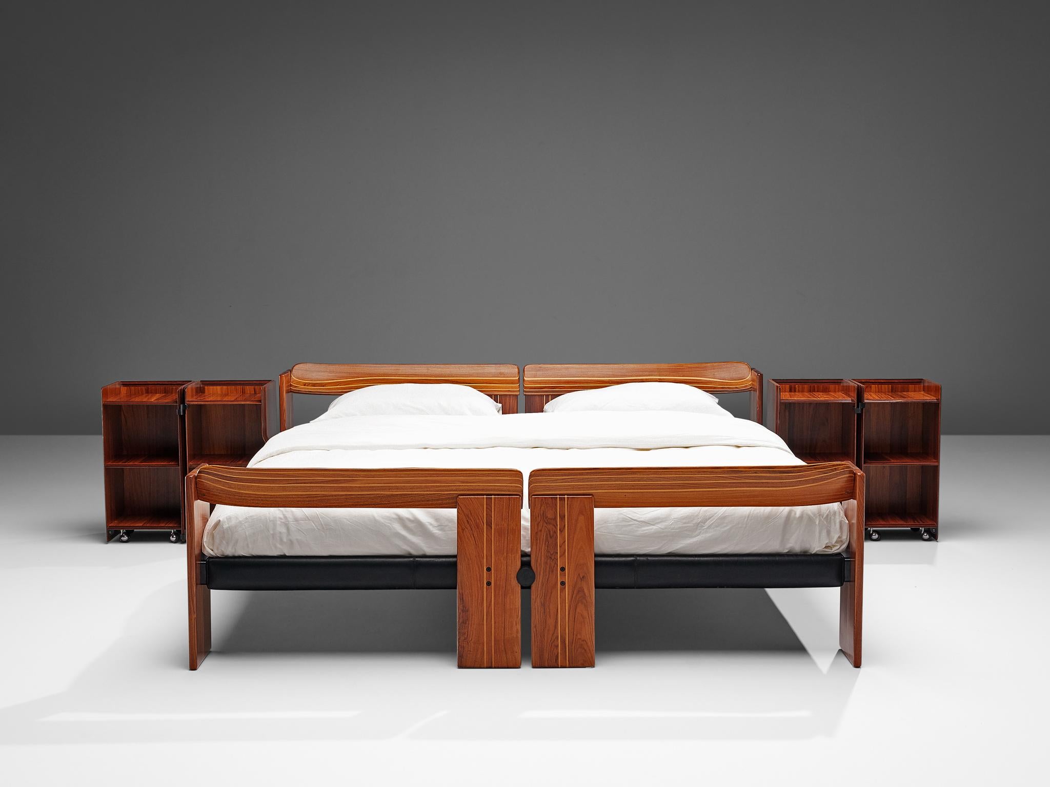Afra & Tobia Scarpa 'Artona' Bed with Nightstands  9