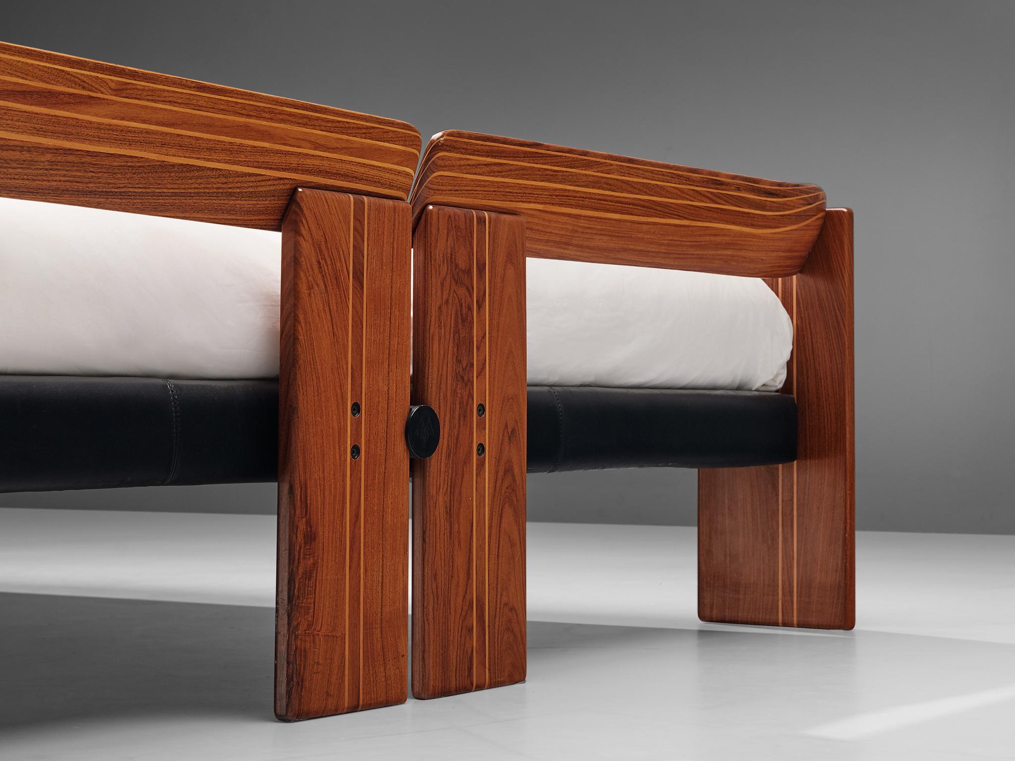 Afra & Tobia Scarpa 'Artona' Bed with Nightstands  1