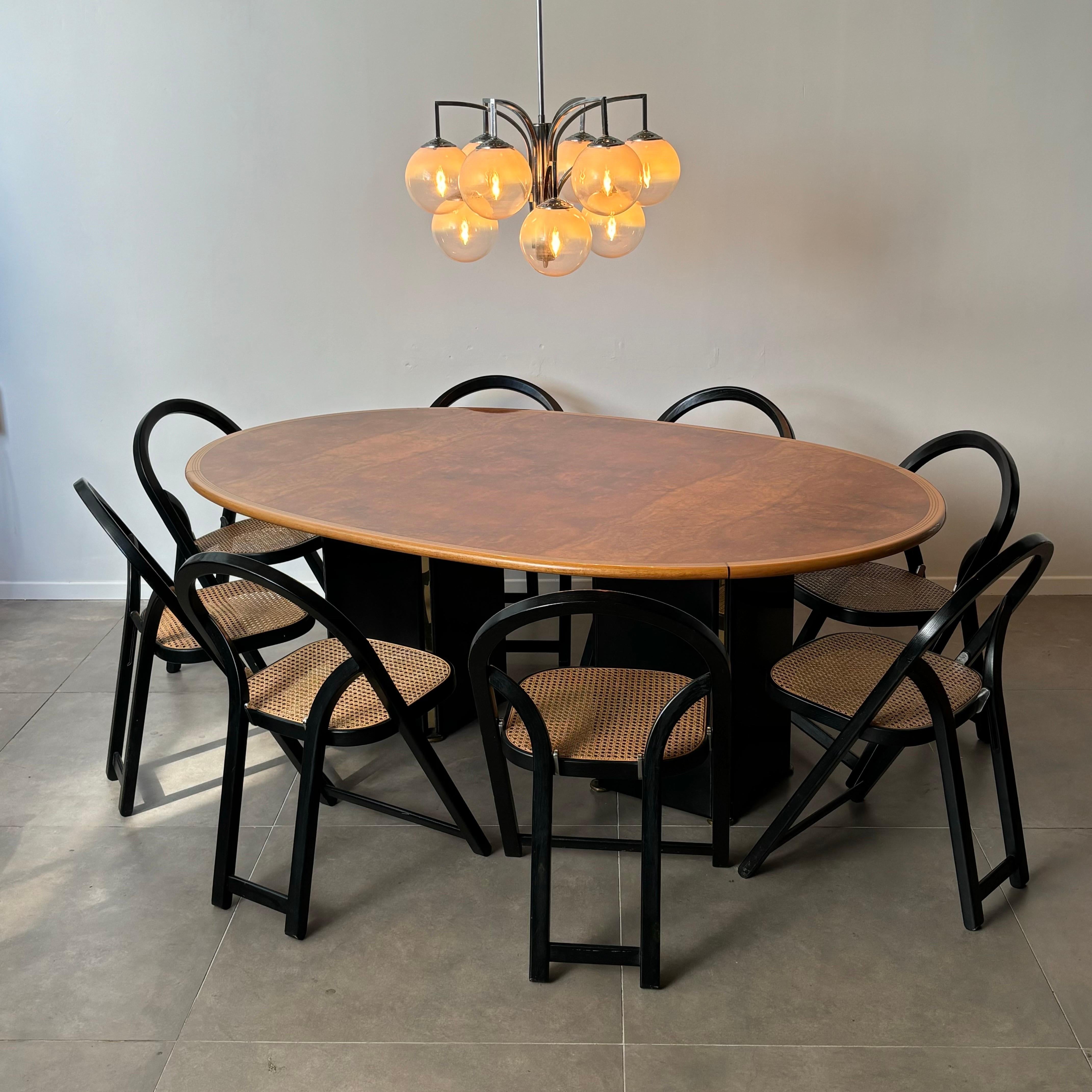 Table à manger Artona d'Afra & Tobia Scarpa pour Maxalto, 1975, Italie en vente 6