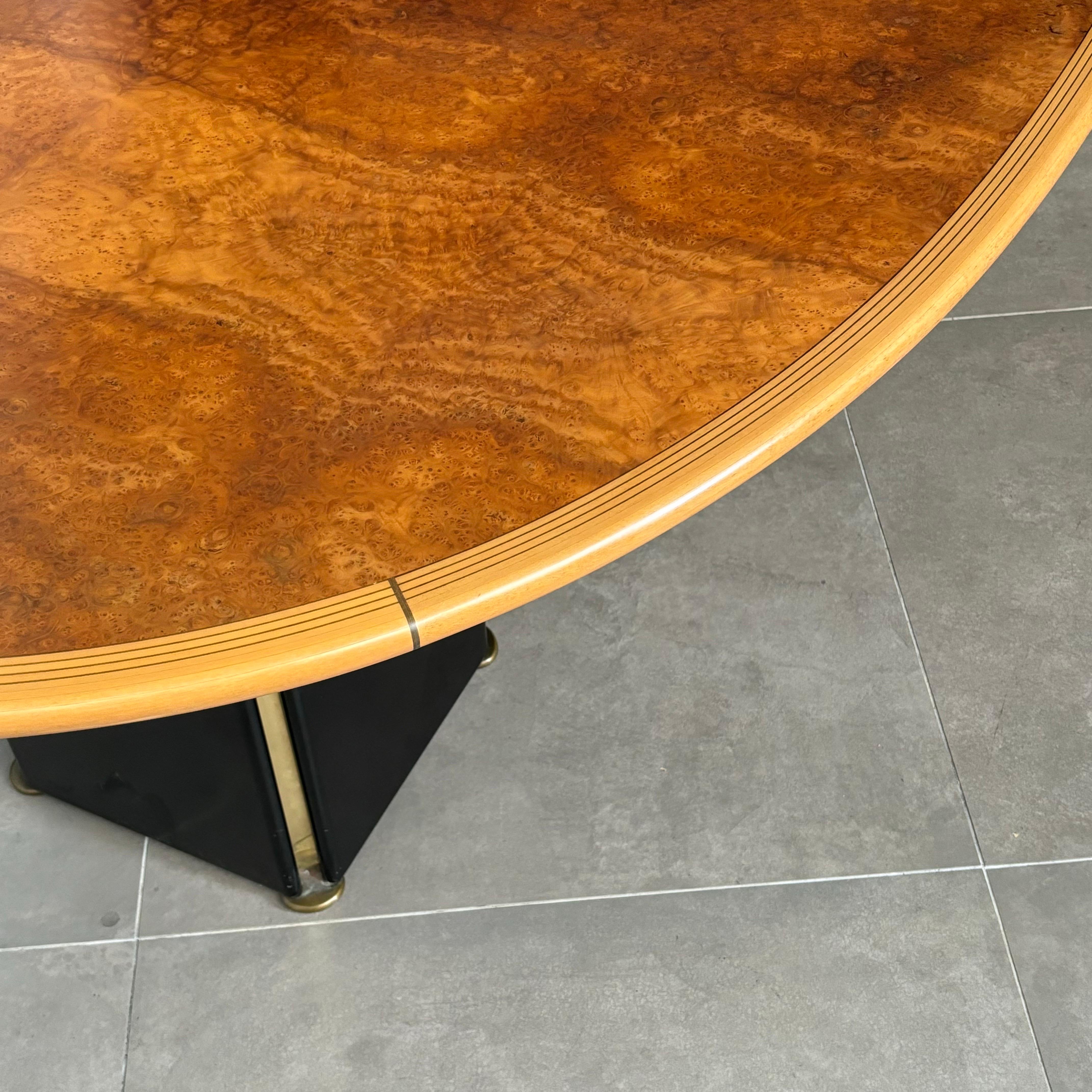 Noyer Table à manger Artona d'Afra & Tobia Scarpa pour Maxalto, 1975, Italie en vente