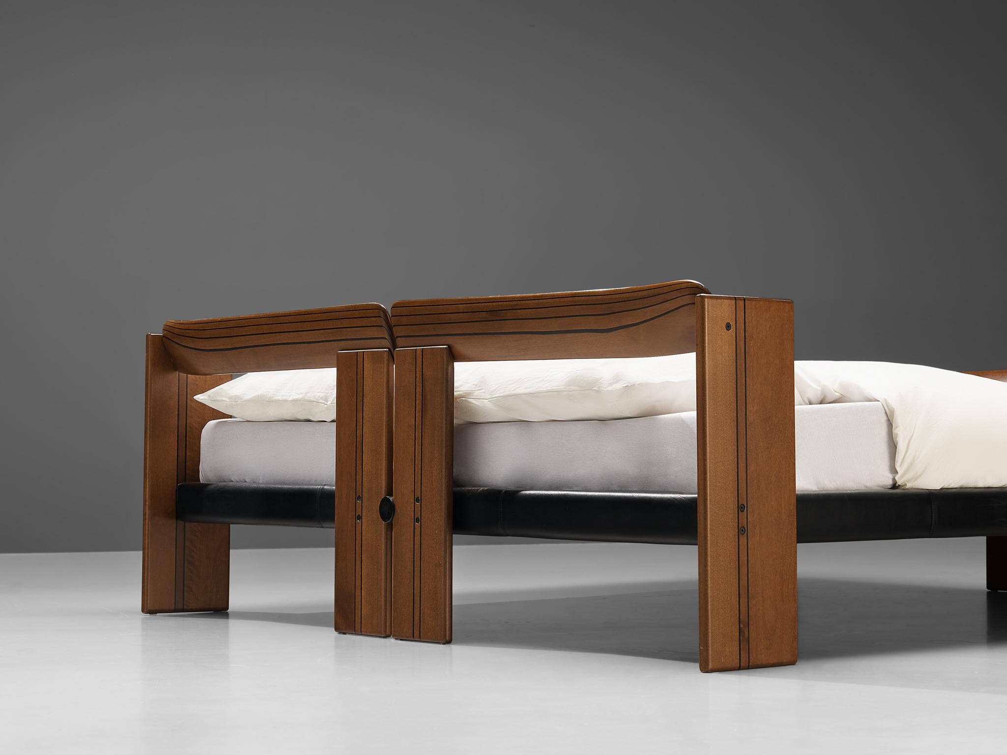 Afra & Tobia Scarpa 'Artona' Double Bed with Nightstands 2
