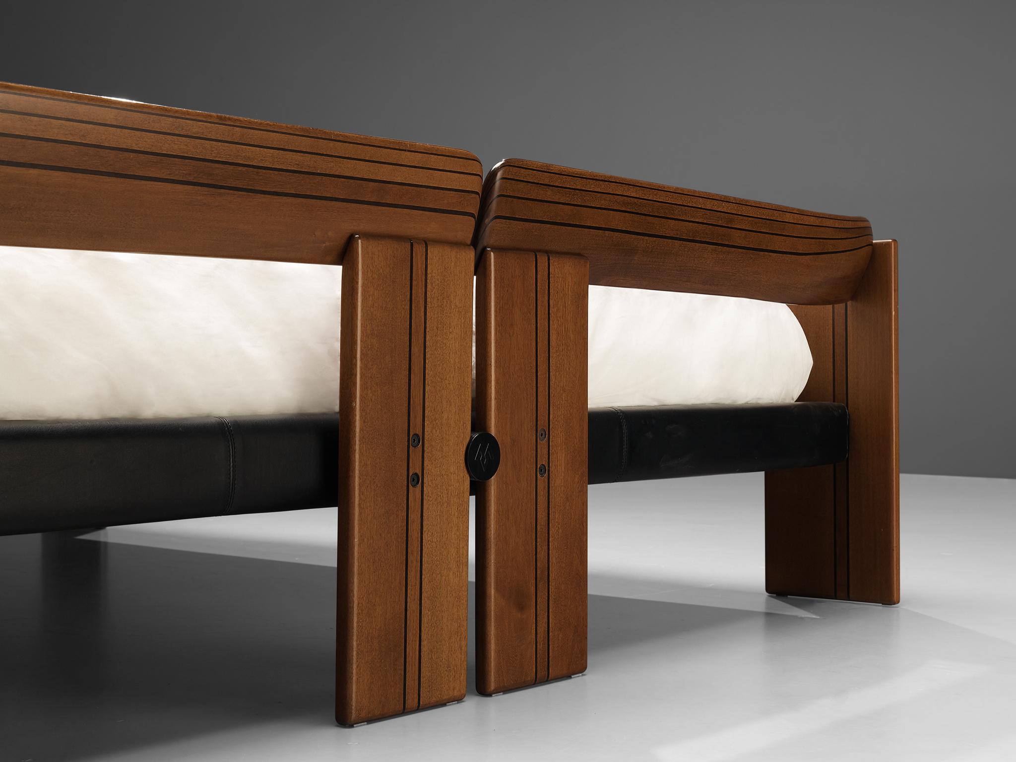Afra & Tobia Scarpa 'Artona' Double Bed with Nightstands 3