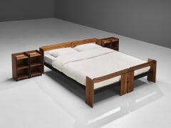 Afra & Tobia Scarpa 'Artona' Double Bed with Nightstands
