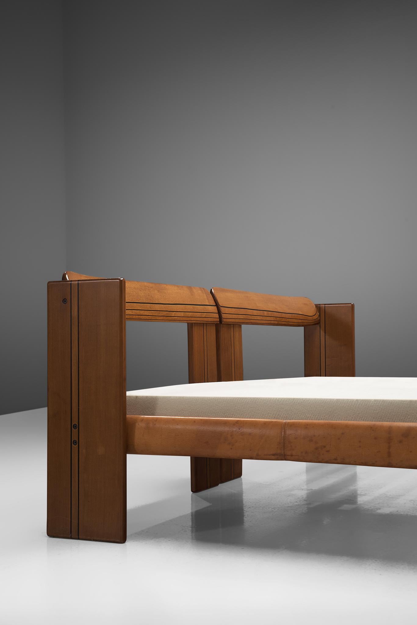 Late 20th Century Afra & Tobia Scarpa 'Artona' Bed with Nightstands