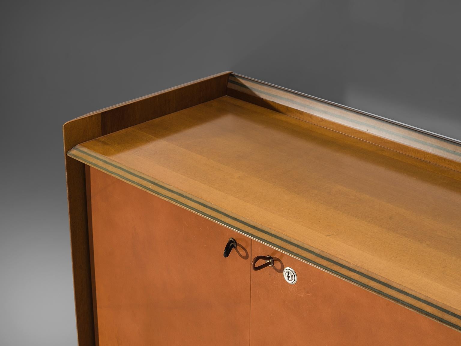Afra & Tobia Scarpa 'Artona' Leather Cabinet 1