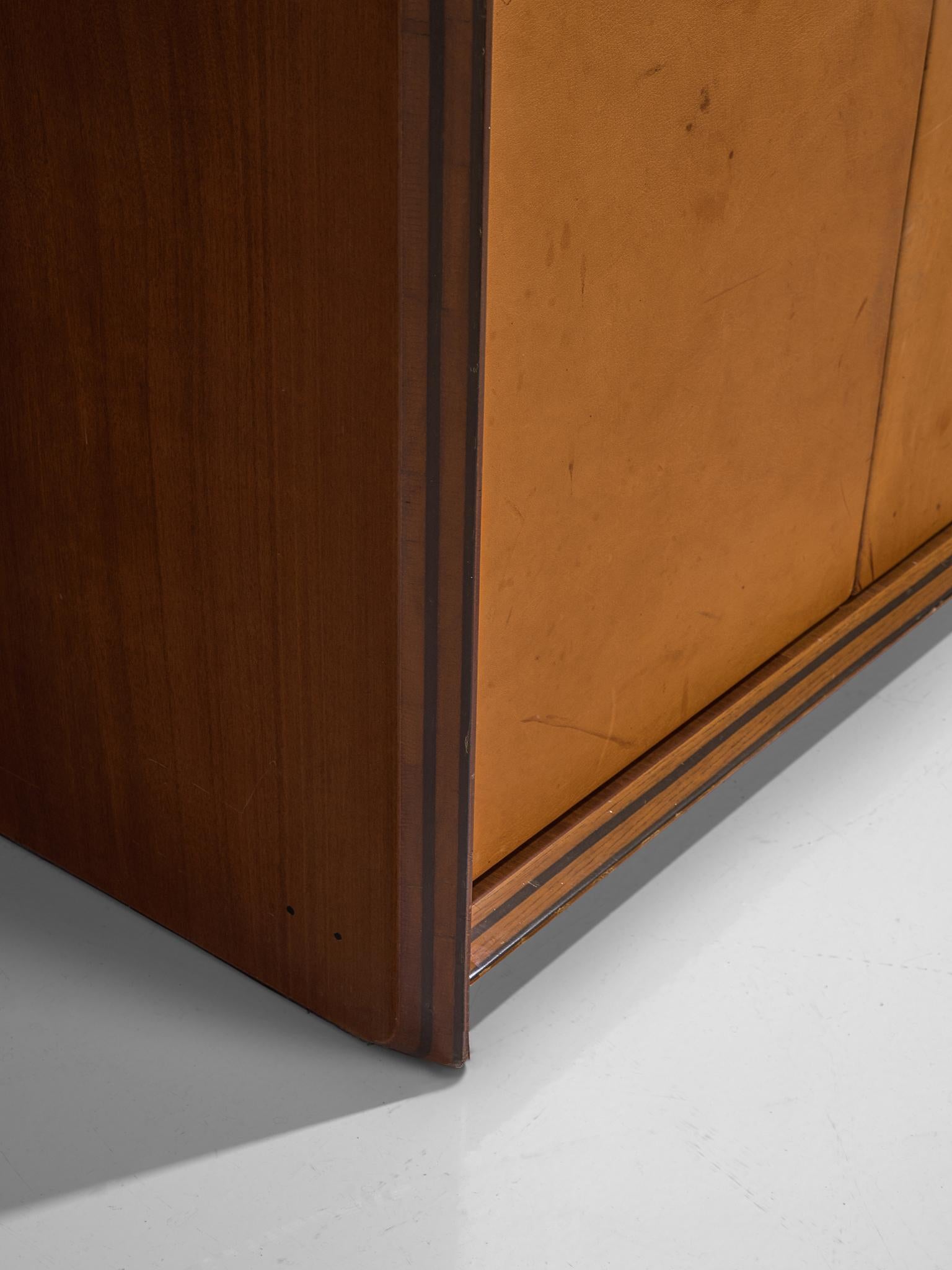 Afra & Tobia Scarpa 'Artona' Leather Cabinet 1