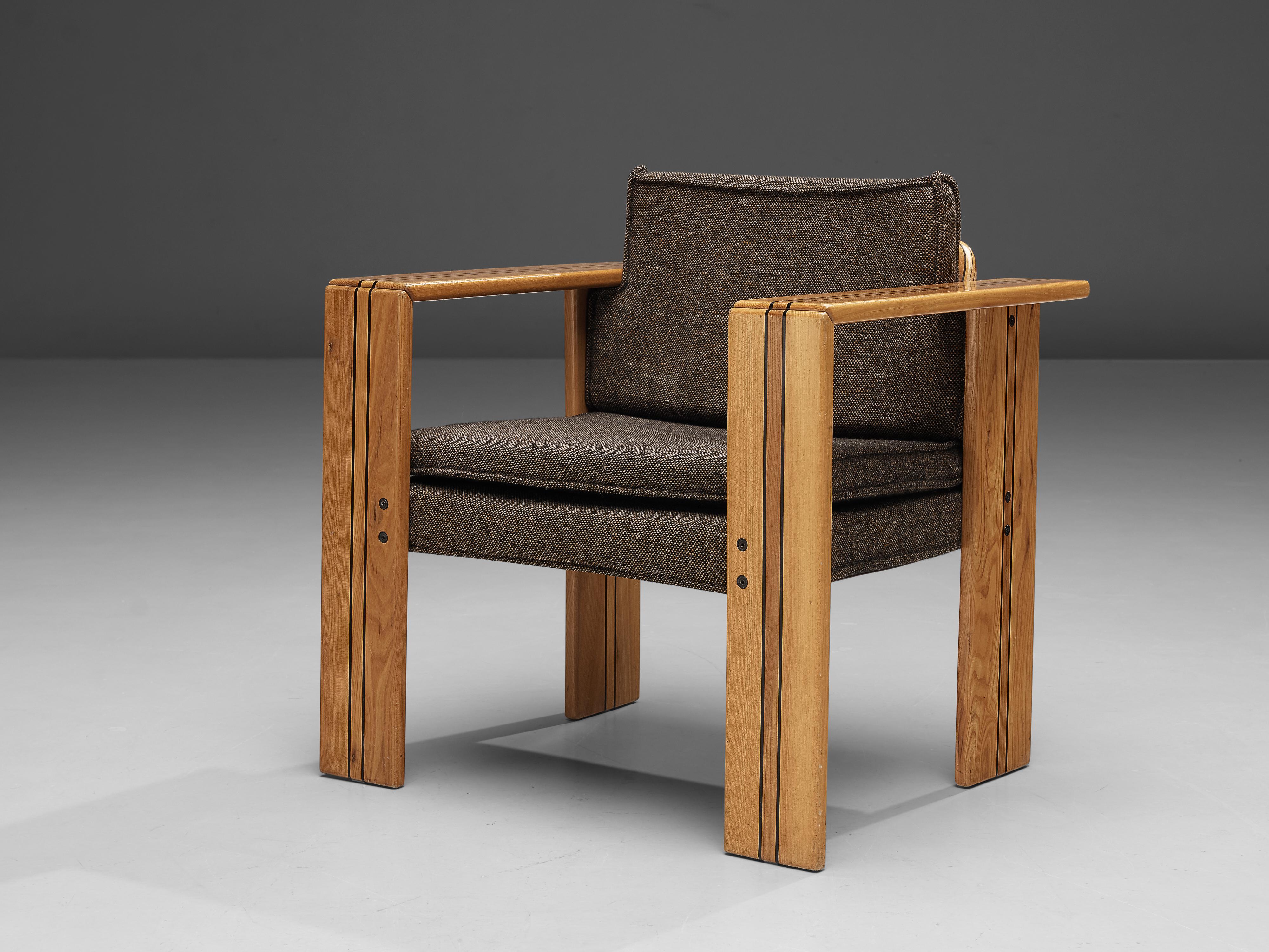 Afra & Tobia Scarpa 'Artona' Lounge Chairs in Walnut 8