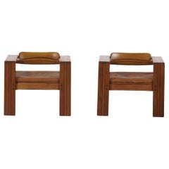 Afra & Tobia Scarpa, Artona, Pair of armchairs, Maxalto, 1975