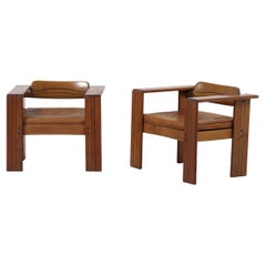 Afra & Tobia Scarpa, Artona, Two armchairs, Maxalto, 1975