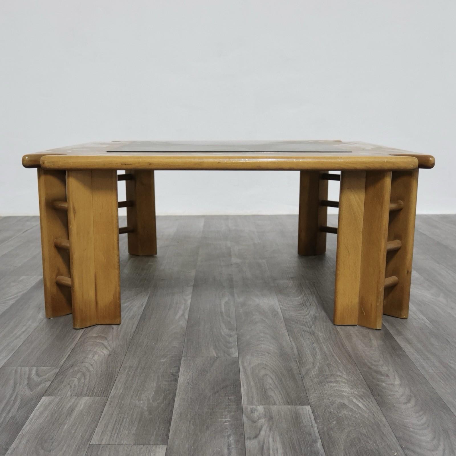 Afra & Tobia Scarpa Attr. Tavolo basso da salotto Design Anni '60 Mid-Century im Angebot 3