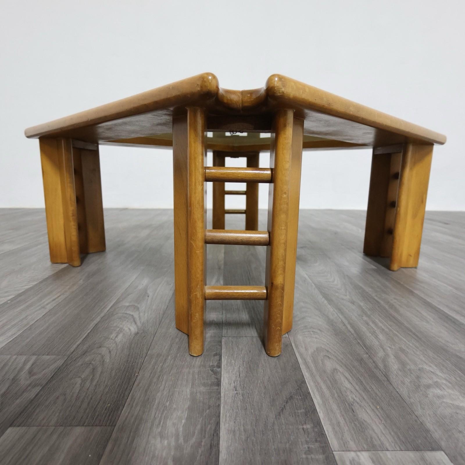 Afra & Tobia Scarpa Attr. Tavolo basso da salotto Design Anni '60 Mid-Century im Zustand „Gut“ im Angebot in Taranto, IT