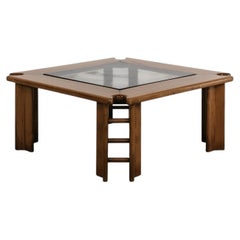 Afra & Tobia Scarpa Attr. Living room table design 60's Vintage Modernism