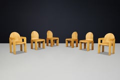 Afra & Tobia Scarpa (attributed) Dining Room Chairs in Ash and Plywood, Italy