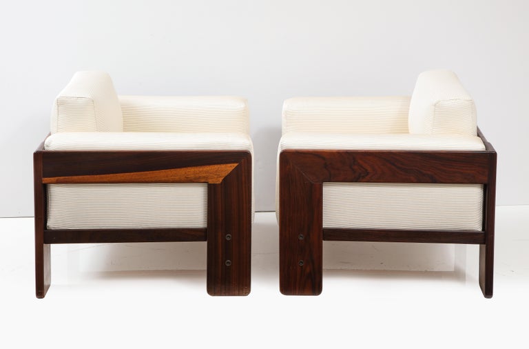 Mid-20th Century Afra & Tobia Scarpa Bastiano Pair of Lounge Chairs, by Gavina, Italy, 1960 For Sale