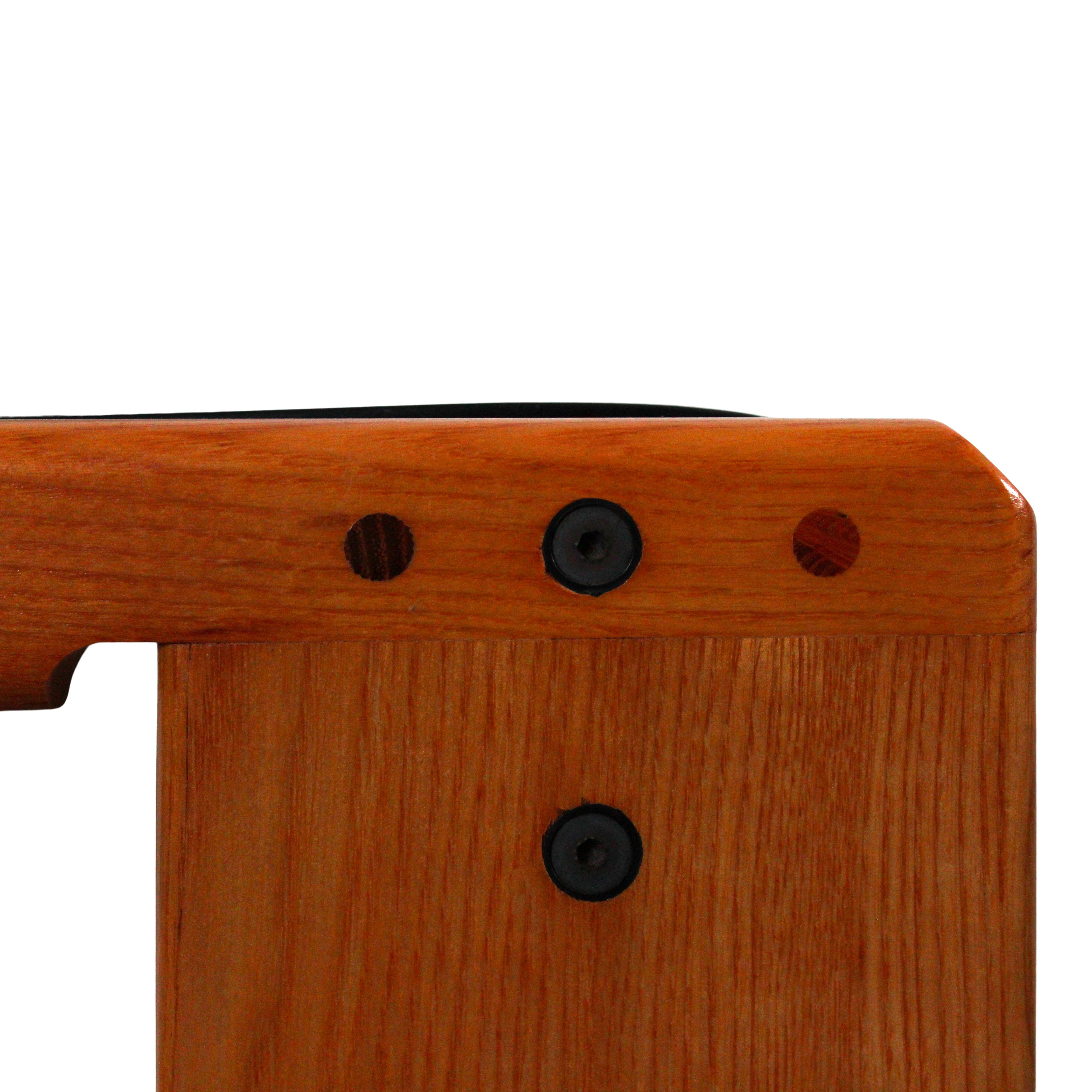 Afra & Tobia Scarpa Sedia Dialogo laccata nera per B&B Italia, 1973, Set di 6 in vendita 5