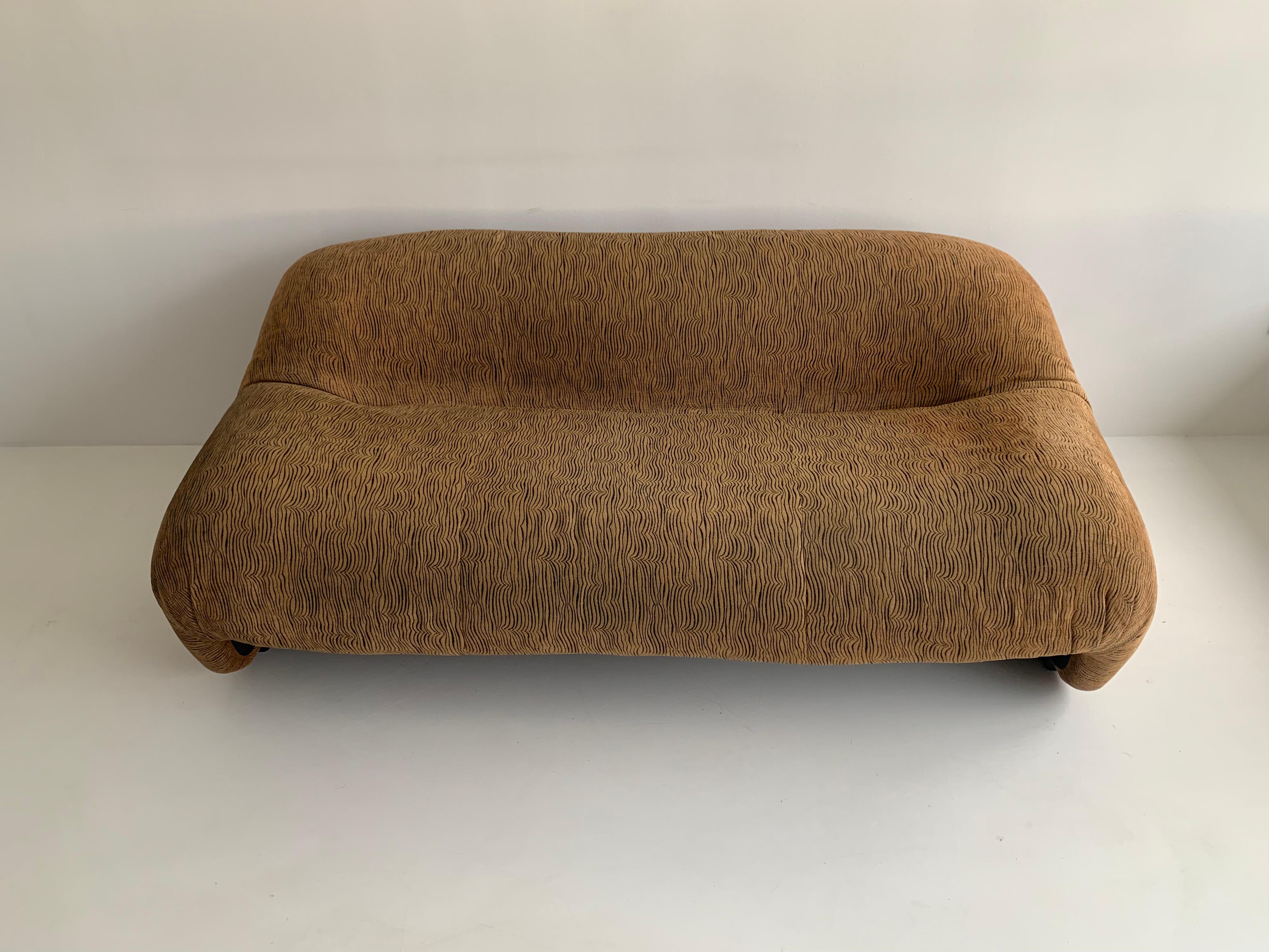 Afra & Tobia Scarpa ‘Bonanza’ love seat sofa for C&B Italia, 1969  For Sale 1