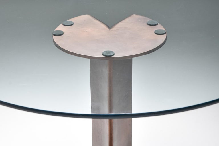 Afra & Tobia Scarpa Bronze Table TL59 For Sale 3
