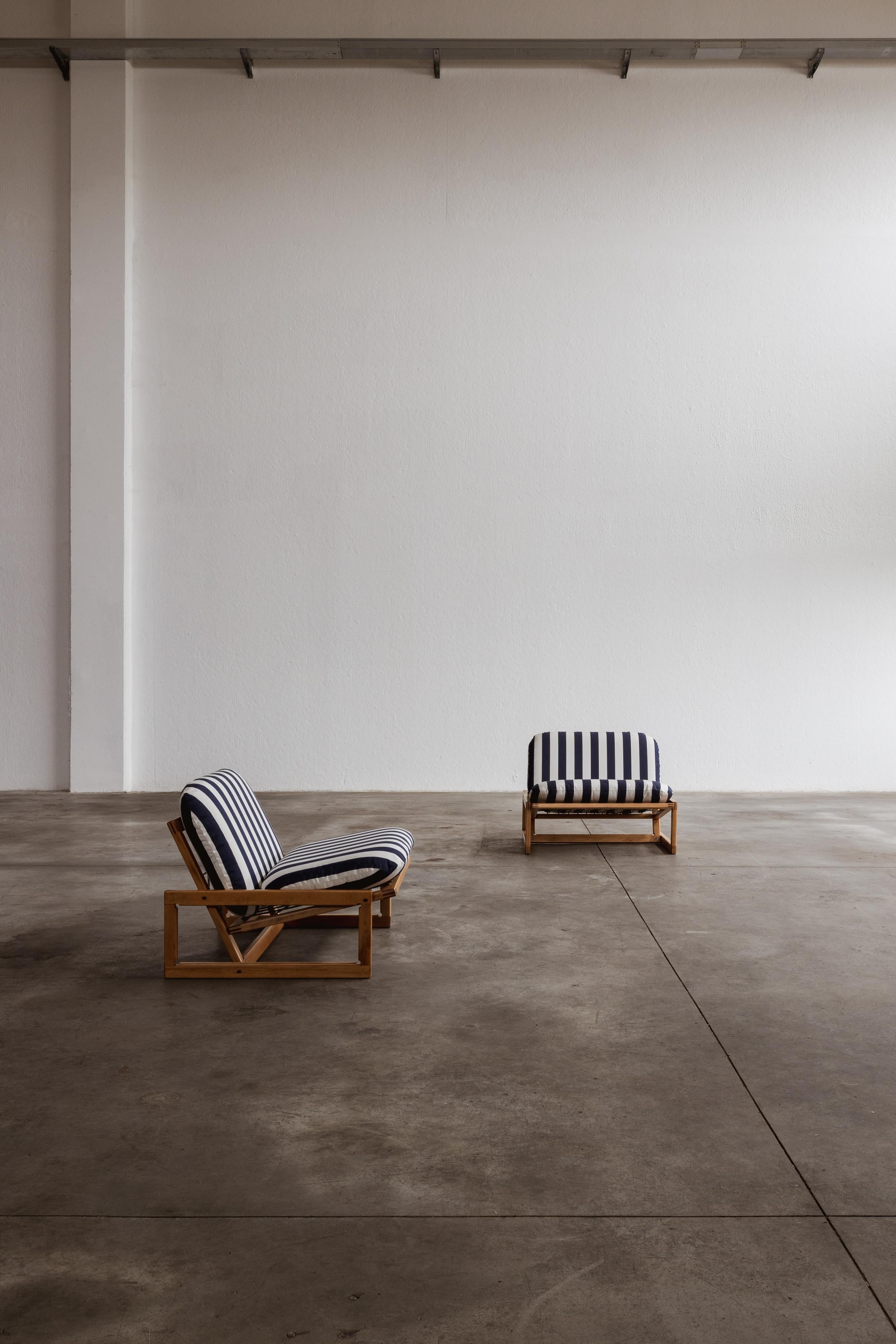 Easy Chairs von Afra & Tobia Scarpa Carlotta für Cassina, 1967, 2er-Set, Sessel im Angebot 4