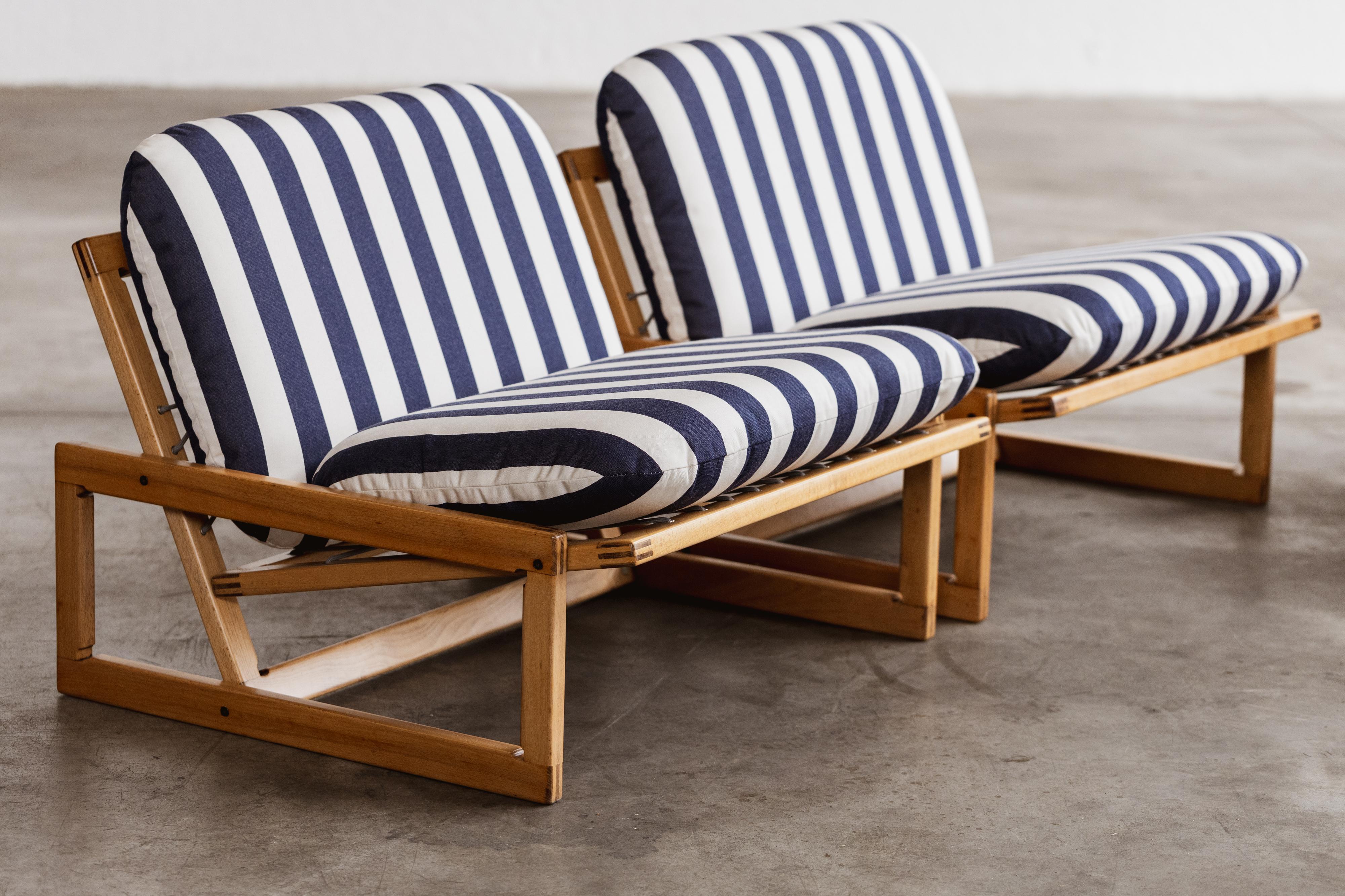 Easy Chairs von Afra & Tobia Scarpa Carlotta für Cassina, 1967, 2er-Set, Sessel (Mitte des 20. Jahrhunderts) im Angebot