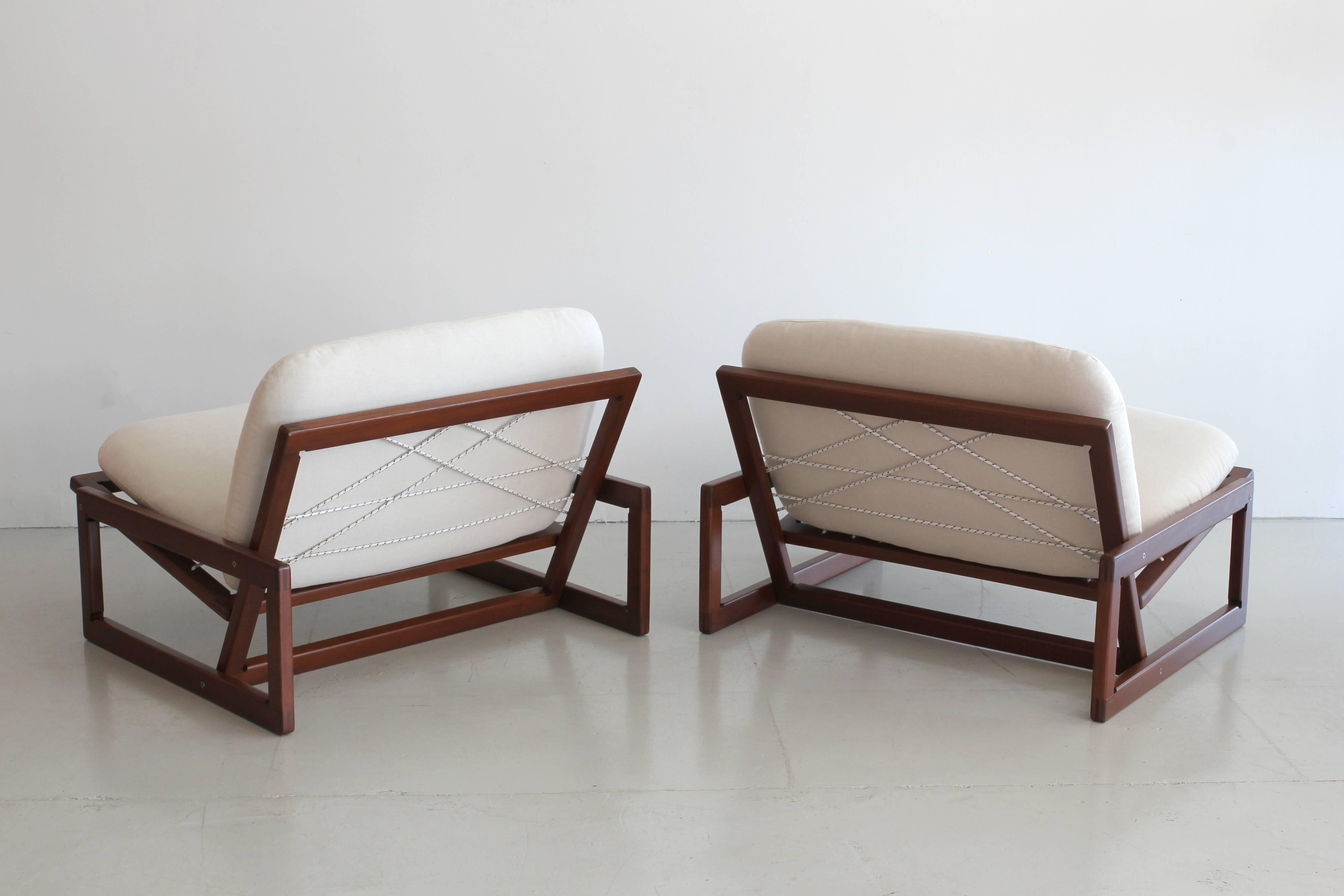 Italian Afra & Tobia Scarpa Carlotta Lounge Chairs