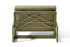 Afra & Tobia Scarpa ‘Carlotta’ Outdoor Green Armchair for Cassina Italian Design