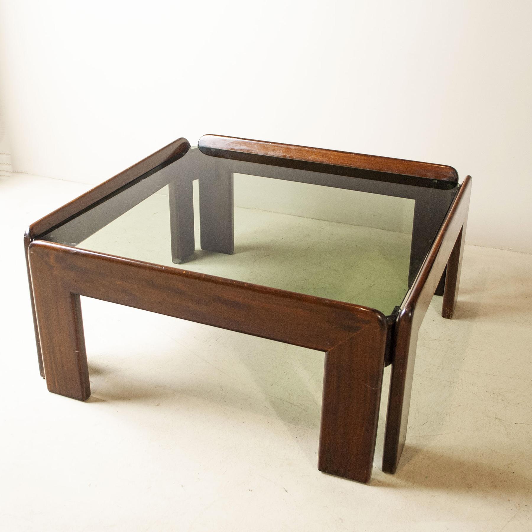 Afra & Tobia Scarpa coffee table from the 70's. In Good Condition In bari, IT