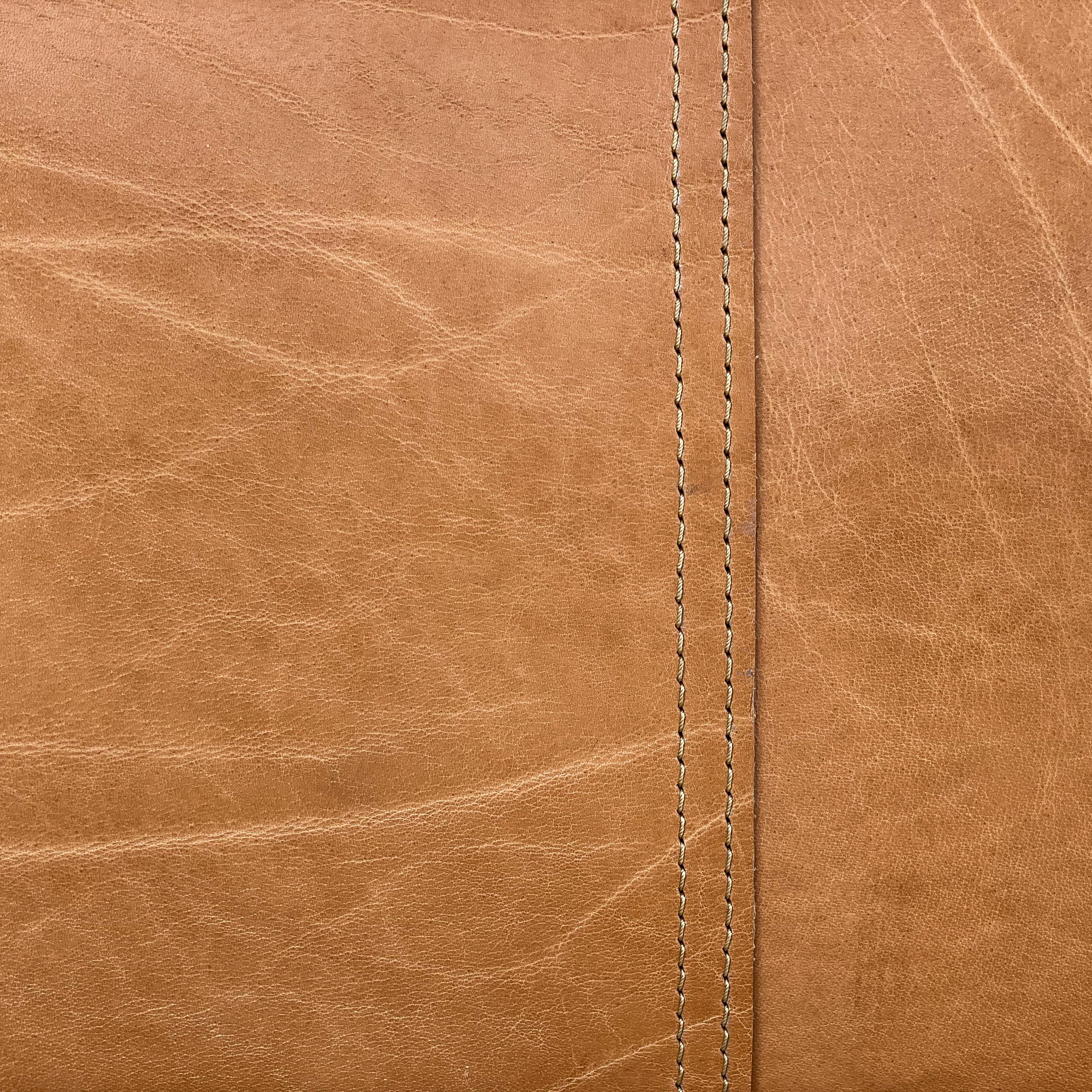 Cognacfarbener Monk-Esszimmerstuhl aus Leder von Afra & Tobia Scarpa für Molteni, 1973, 2er-Set, Set im Angebot 10