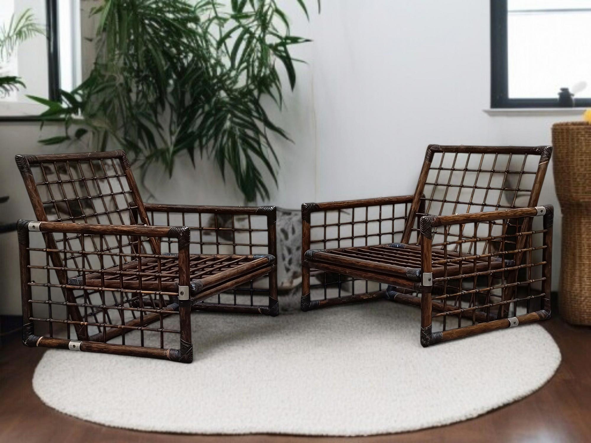 Afra & Tobia Scarpa Paire de fauteuils de la série Basilan, Italie, années 1970 en vente 2