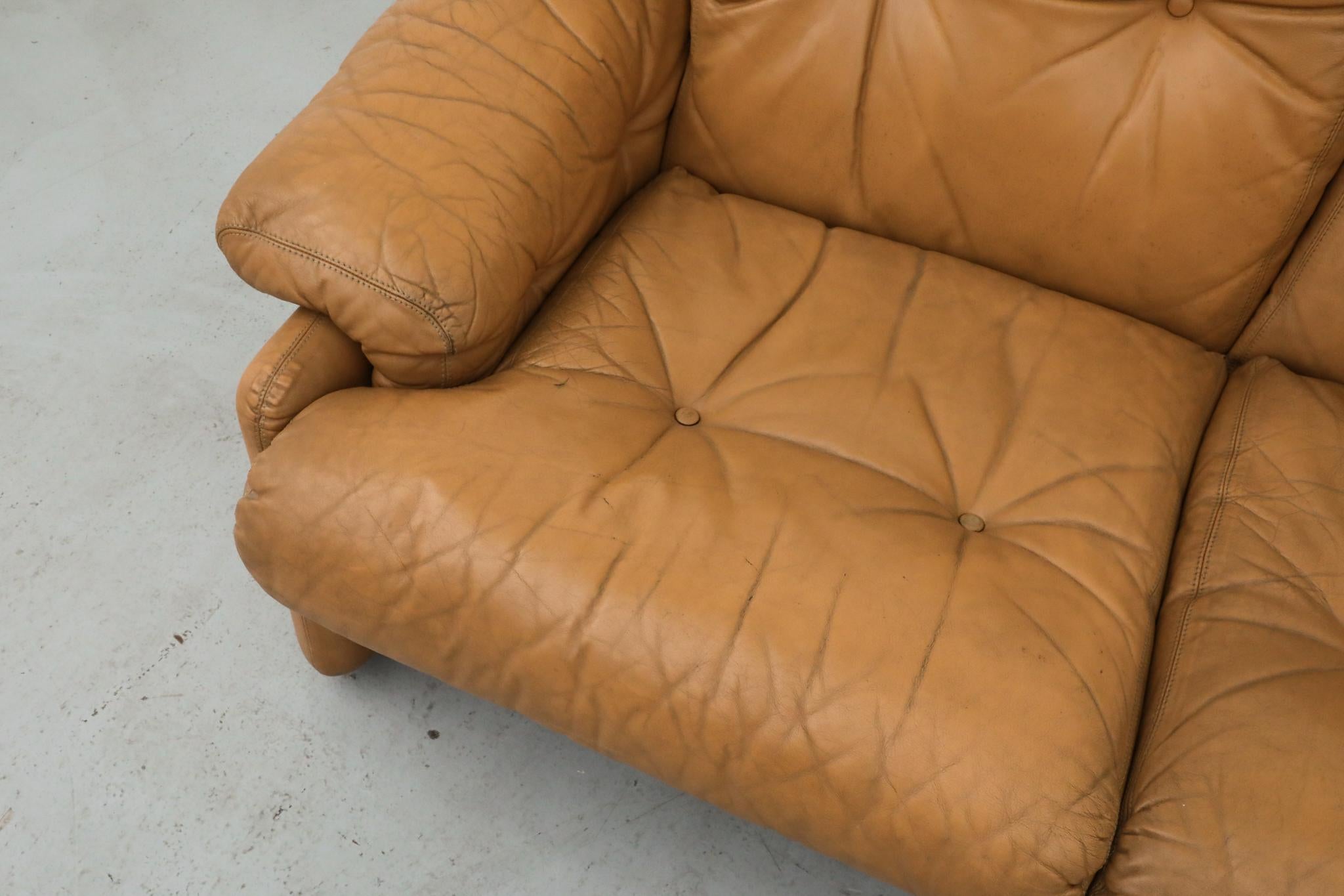 Afra & Tobia Scarpa 'Coronado' Loveseat for B&B Italia, 1966 For Sale 4