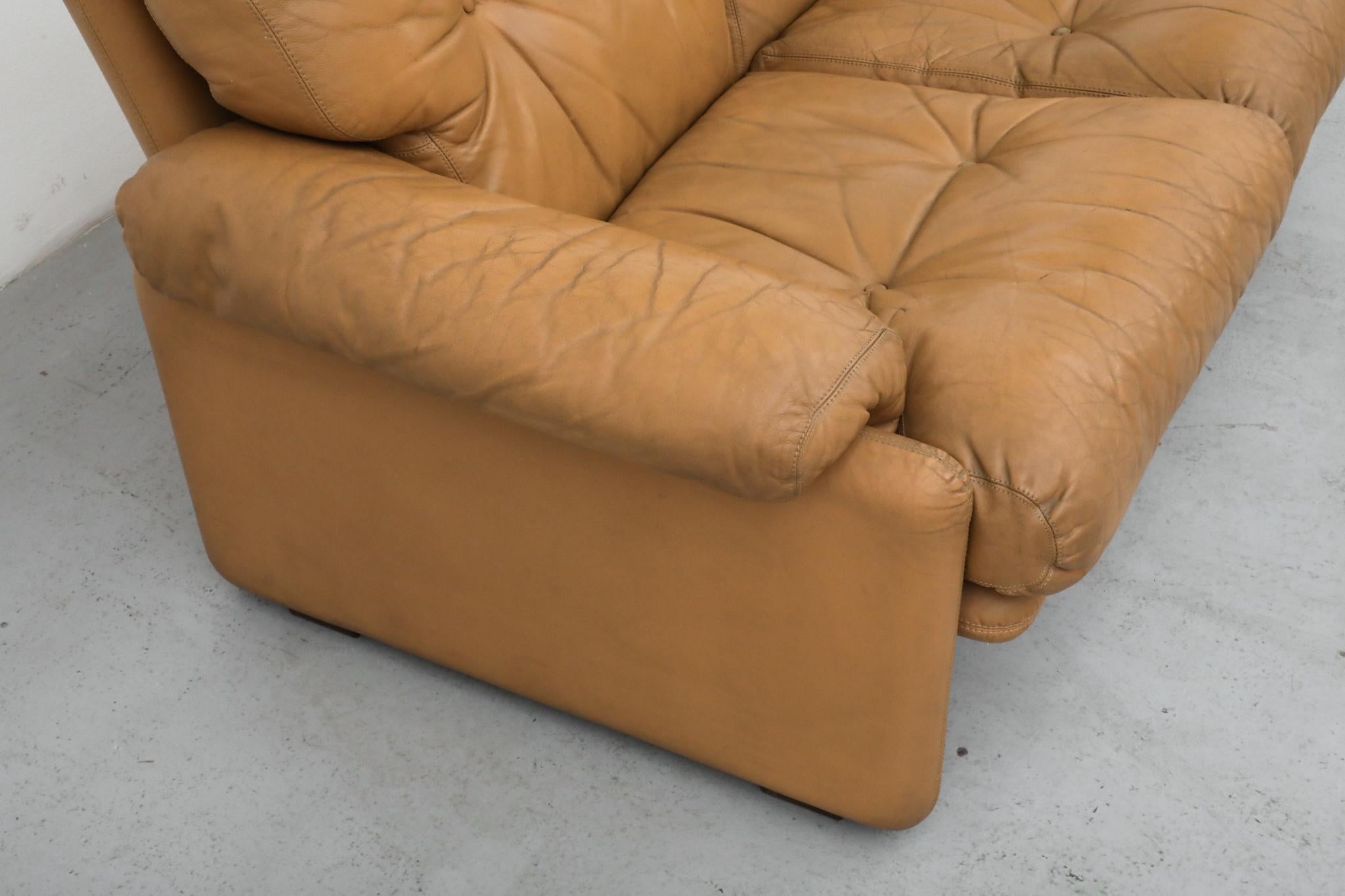 Afra & Tobia Scarpa 'Coronado' Loveseat for B&B Italia, 1966 For Sale 7