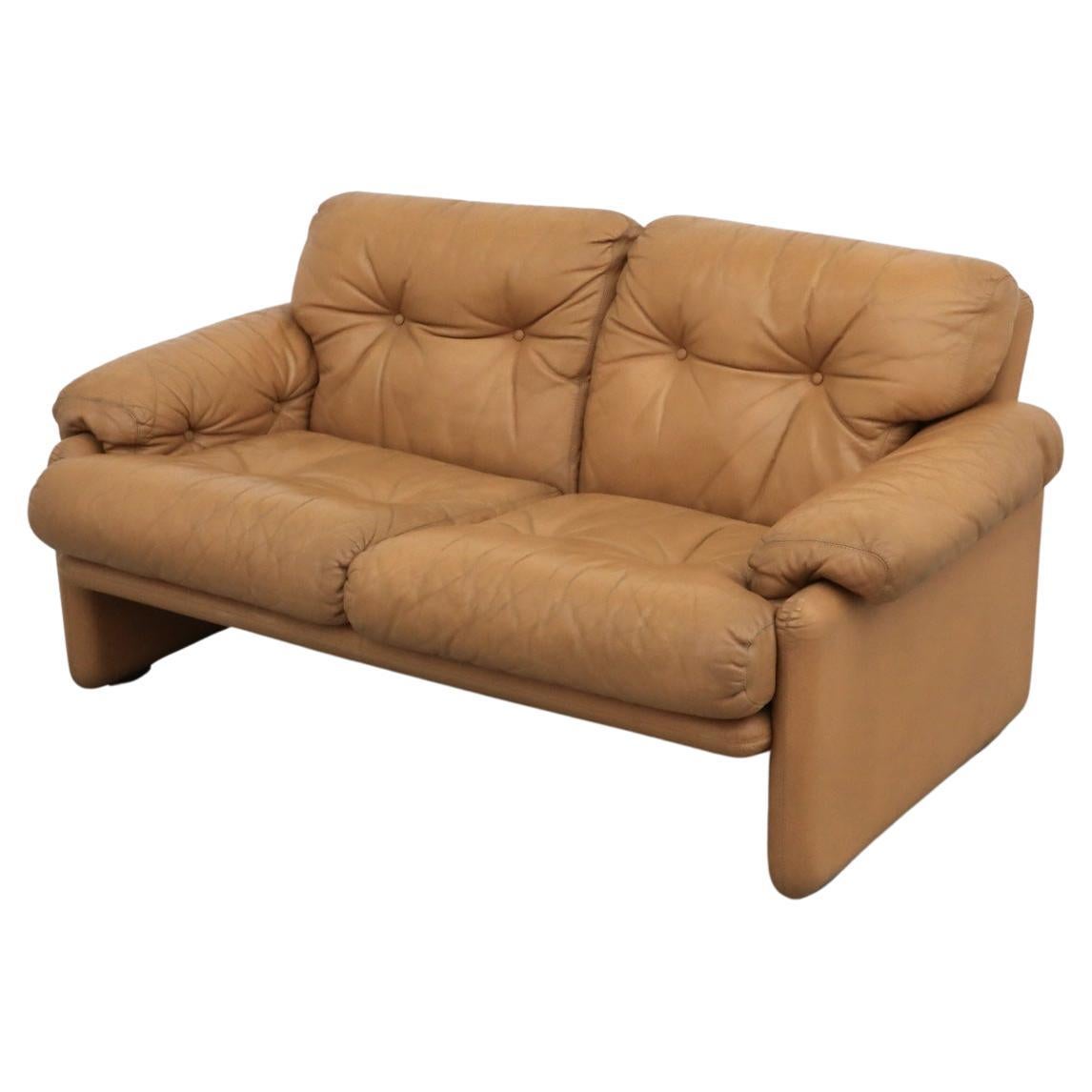 Afra & Tobia Scarpa 'Coronado' Loveseat for B&B Italia, 1966 For Sale