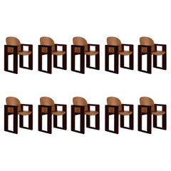 Chaises Dialogo d'Afra & Tobia Scarpa pour B&B Italia, 1973, lot de 10