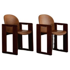Sillas de comedor "Dialogo" de Afra & Tobia Scarpa para B&B Italia, 1973, juego de 2