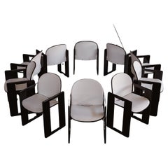 Sillas de comedor "Dialogo" de Afra & Tobia Scarpa para B&B Italia, 1973, lote de 10