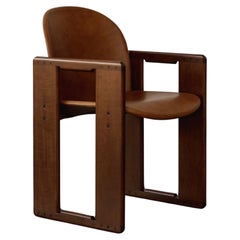 Afra & Tobia Scarpa "Dialogo" Dining Chair for B&B Italia, 1973