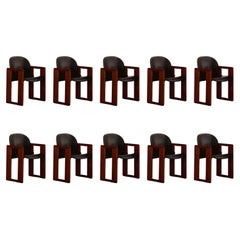 Sillas de comedor "Dialogo" de Afra & Tobia Scarpa para B&B Italia, 1973, lote de 10