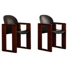 Chaises de salle à manger Dialogo d'Afra & Tobia Scarpa pour B&B Italia, 1973, lot de 2