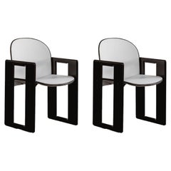 Afra & Tobia Scarpa "Dialogo" Dining Chairs for B&B Italia, 1973, Set of 2